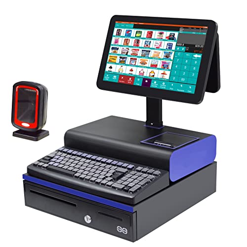 POS System with Touch Screen and Cash Drawer
