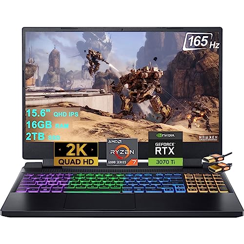 Powerful Acer Nitro Gaming Laptop with QHD Display and RTX 3070 Ti