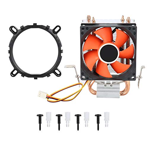 Powerful and Silent Mini PC CPU Cooler with Dual Heat Pipes
