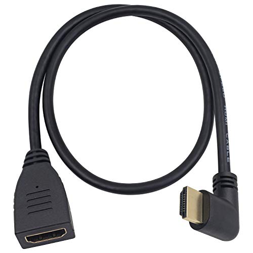 Poyiccot HDMI 2.0 Extension Cable 90 Degree