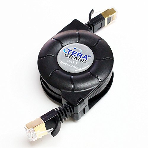 Premium Cat-7 10 Gigabit Ethernet Retractable Cable