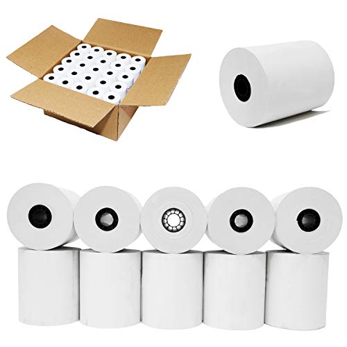 Premium Thermal Paper for Square POS System - 50 Rolls