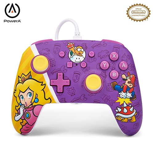 Princess Peach Battle Nintendo Switch Wired Controller