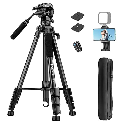Professional Camera Tripod with Remote - Compatible with Canon Nikon
