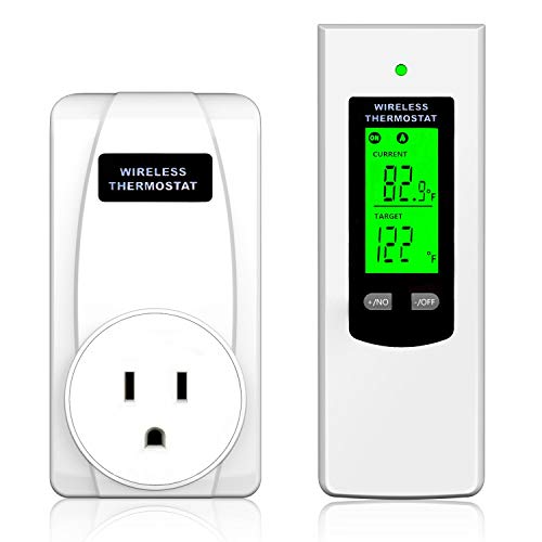 Programmable Wireless Plug in Thermostat Outlet