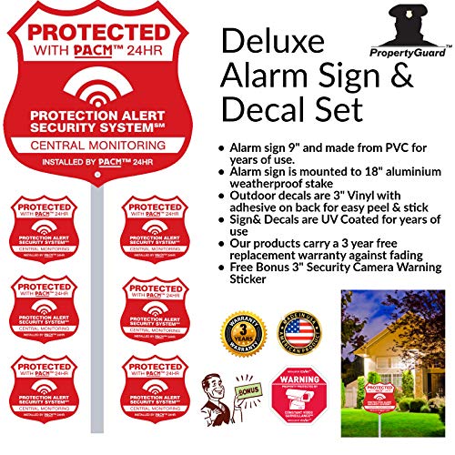 PROPERTYGUARD Home Alarm Yard Sign Set