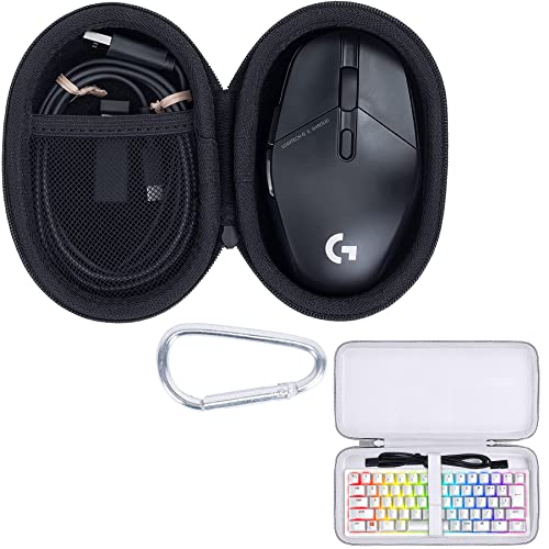 Protective Case for Logitech G303 Mouse + Razer Mini Keyboard