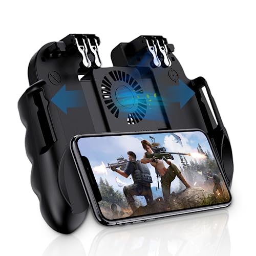 PUBG Mobile Game Controller with Cooling Fan and Gamepad