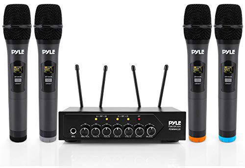 Pyle PDWM4120 Portable UHF Wireless Microphone System