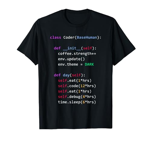 Python Class Eat Code Sleep Repeat T-Shirt