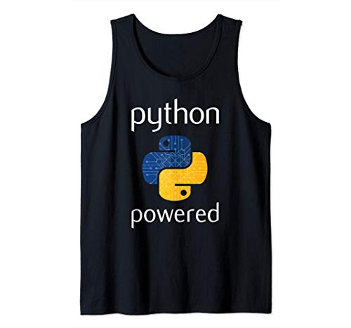 Python Powered Logo Programming Language Tank Top
