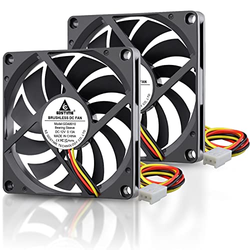 Quiet 80mm Fan for CPU Coolers