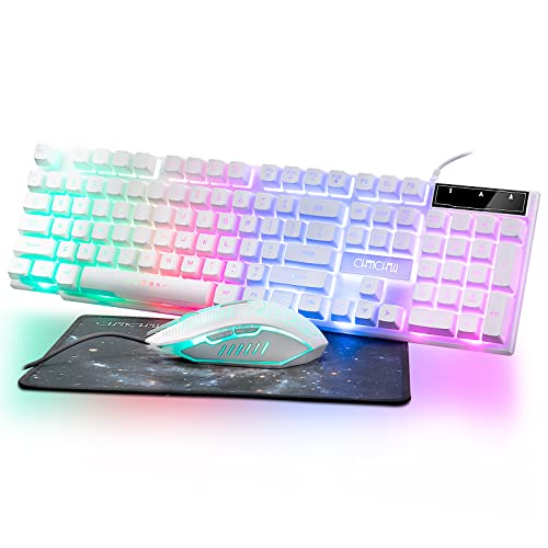 Rainbow Gaming Keyboard and Mouse Combo