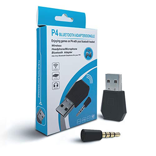 PS5 Bluetooth Dongle Adapter USB 4.0 Zamia Mini Dongle Receiver  Transmitters Wireless Adapter Kit Compatible with PS4 /PS5 Playstation 4 /5  Support A2DP HFP HSP 