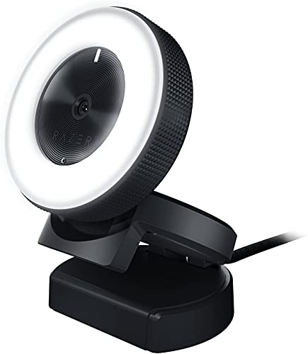 Razer Kiyo Webcam with Adjustable Ring Light and Autofocus
