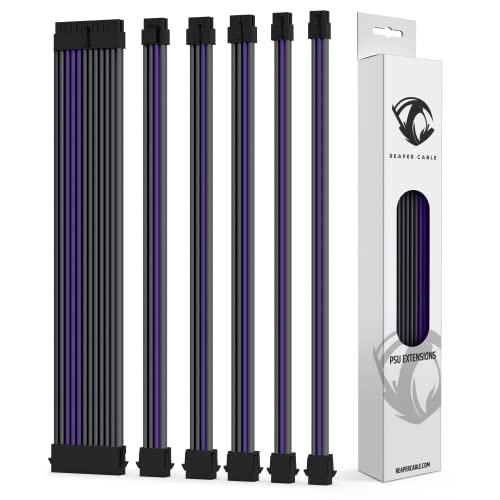 Reaper Cable Sleeved PSU Extension Set