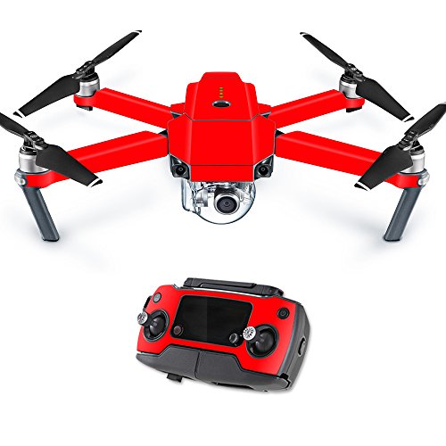 Red Vinyl Decal Cover for DJI Mavic Pro Quadcopter