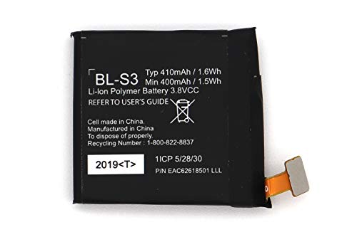Replacement Battery for LG G Watch R and LG Urbane Watch
