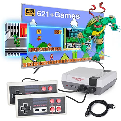 Retro Game Console with 621 Built-in Old Games