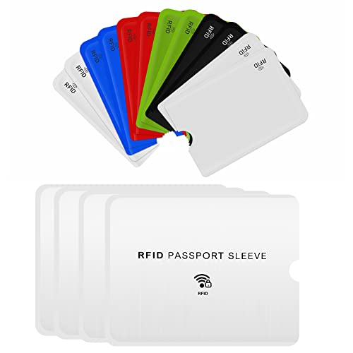 RFID Blocking Passport and Credit Card Sleeves