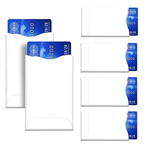 RFID Blocking Sleeves for Identity Theft Protection - Pack of 15