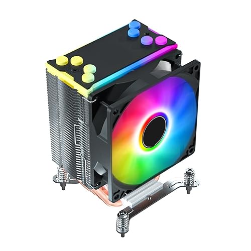 RGB CPU Cooler 90mm PC Quiet