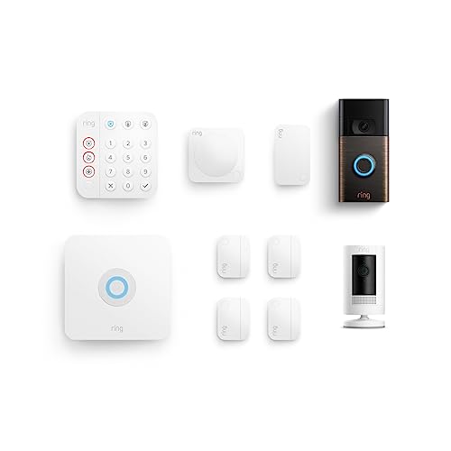 Ring Video Doorbell Bundle with Stick Up Cam and Alarm