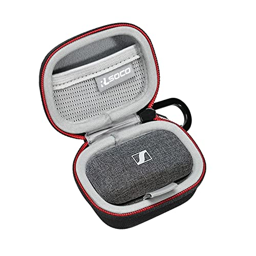 RLSOCO Hard Case for Sennheiser Momentum True Wireless 3 Earbuds (Black)