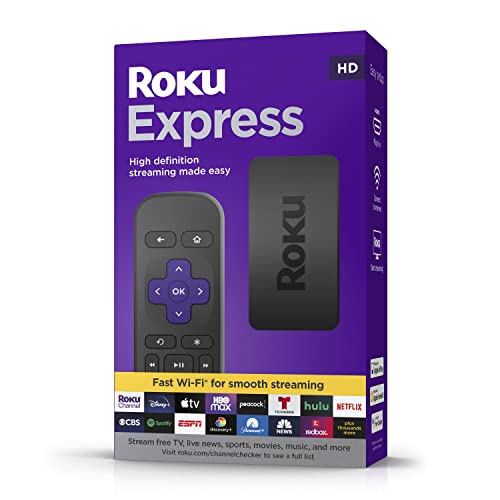 Roku Express - HD Roku Streaming Device with Simple Remote