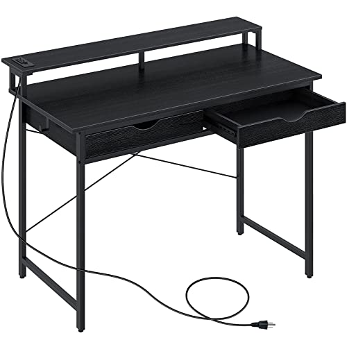 Rolanstar Computer Desk with 2 Drawers