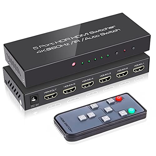 ROOFULL 5 Port HDMI Switch