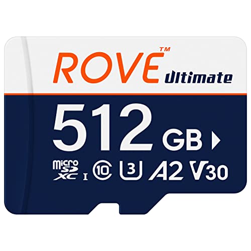 ROVE Ultimate Micro SD Card 512GB with USB 3.2 Type C Card Reader