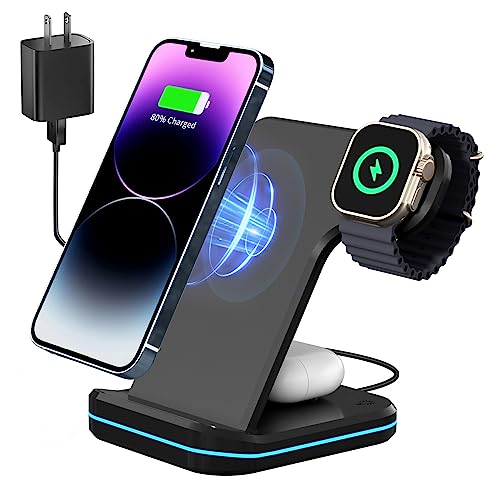 Runsoar 3-in-1 Wireless Charger Stand