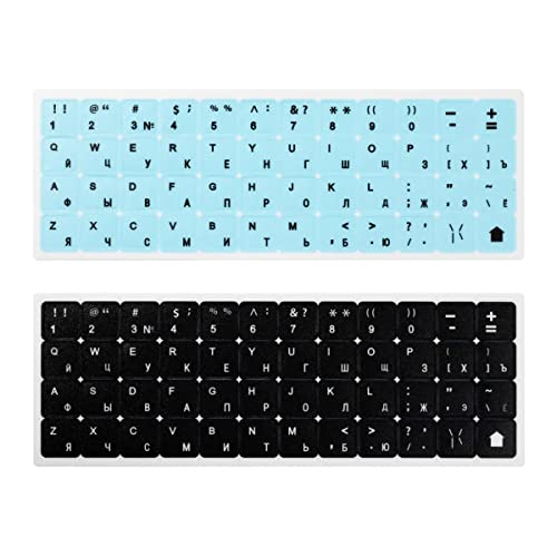 Russian Keyboard Stickers for MacBook PC Computer Laptop