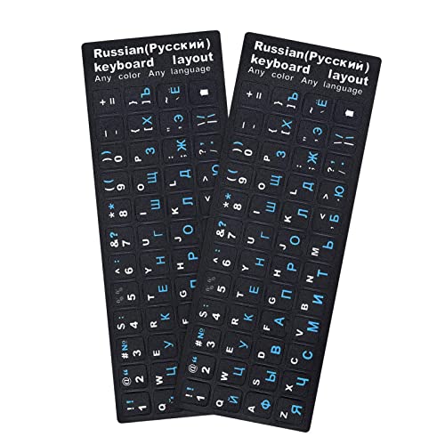Russian Keyboard Stickers for PC and Mac