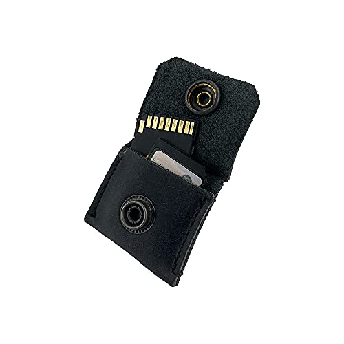 Rustic Leather Switch Cartridge Game Keychain