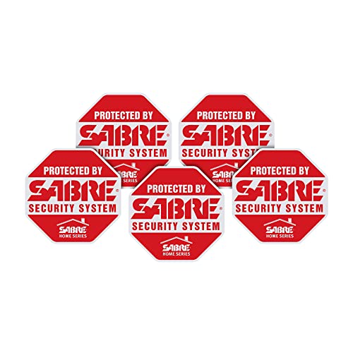 SABRE Home Security Decals - 5-Pack