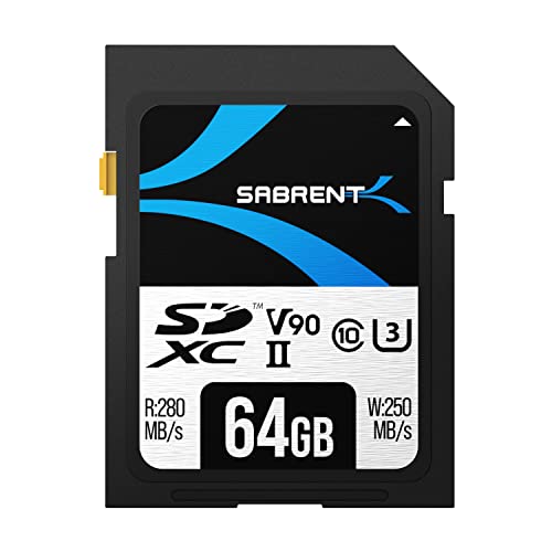 SABRENT Rocket v90 64GB SD UHS-II Memory Card