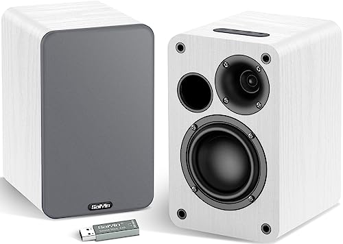 Saiyin Computer Speakers with Bluetooth 5.0 and 24-bit/96kHz DAC