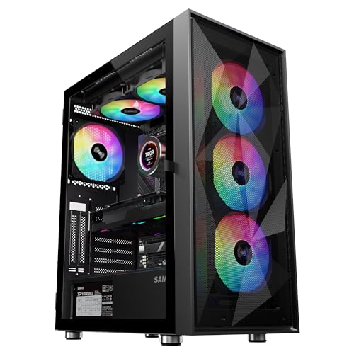 SAMA 3509 ATX Mid Tower Gaming Computer Case - Stylish and Functional