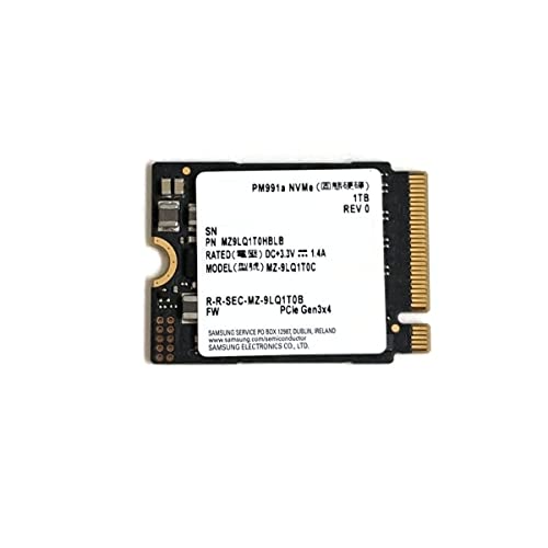 Samsung 1TB SSD M.2 30mm PM991a NVMe PCIe Gen3 x4