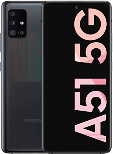 SAMSUNG Galaxy A51 5G | A516U | 128GB | Single SIM | Black - (Renewed) (T-Mobile) (for T-Mobile)