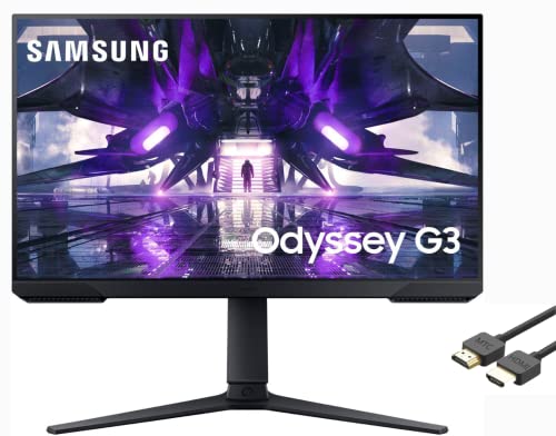 SAMSUNG Odyssey G3 Series 24-inch FHD 1080p Gaming Monitor