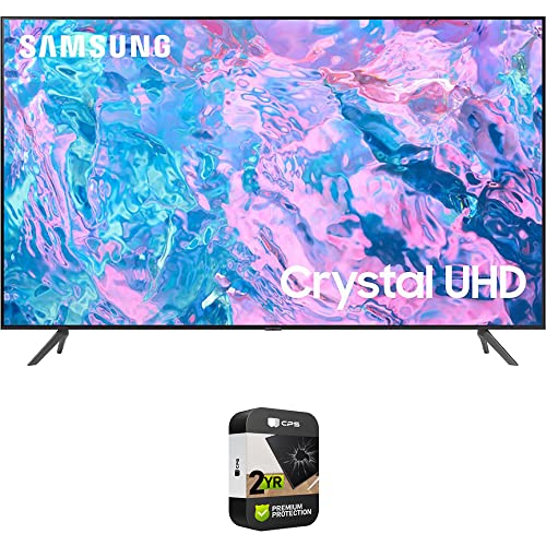 SAMSUNG UN55CU7000 55 inch Crystal UHD 4K Smart TV Bundle