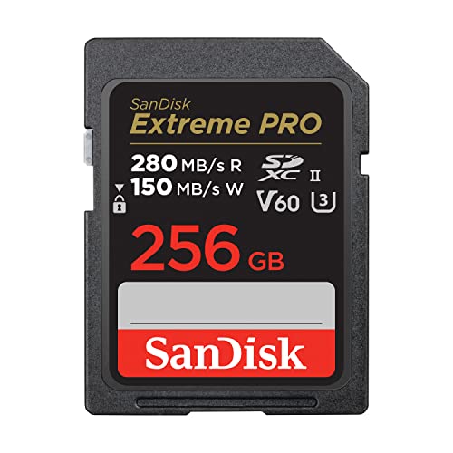SanDisk 256GB Extreme PRO SDXC UHS-II Memory Card
