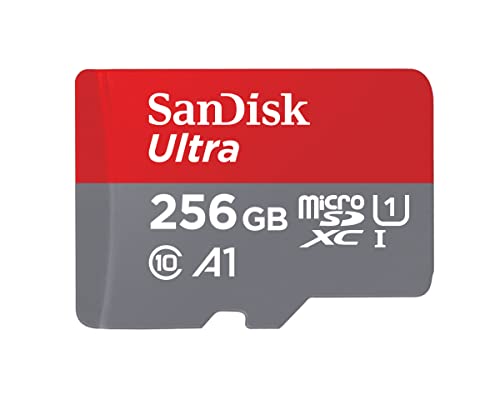 SanDisk 256GB Ultra microSDXC UHS-I Memory Card with Adapter