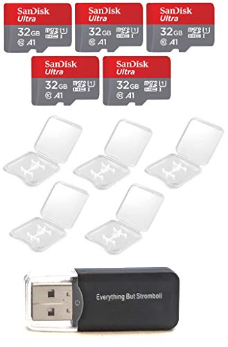 SanDisk Ultra 32GB Micro SD Memory Flash Card (5 Pack) Bundle
