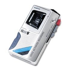 Sanyo Microcassette Dictation Recorder TRC-590M