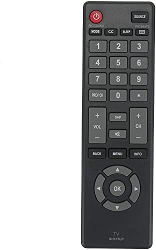 Sanyo Remote Control Replacement for LED LCD TVs