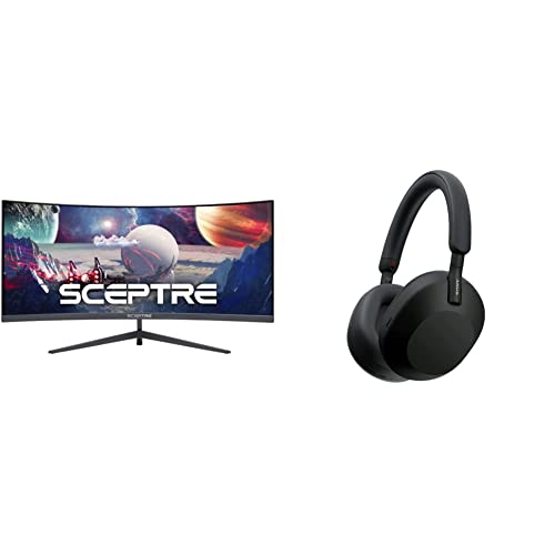 Sceptre 30-inch Curved Gaming Monitor & Sony WH-1000XM5 Headphones